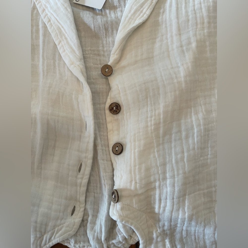 Mango white button up - Picture 7 of 10